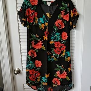 a new day Black Floral Dress